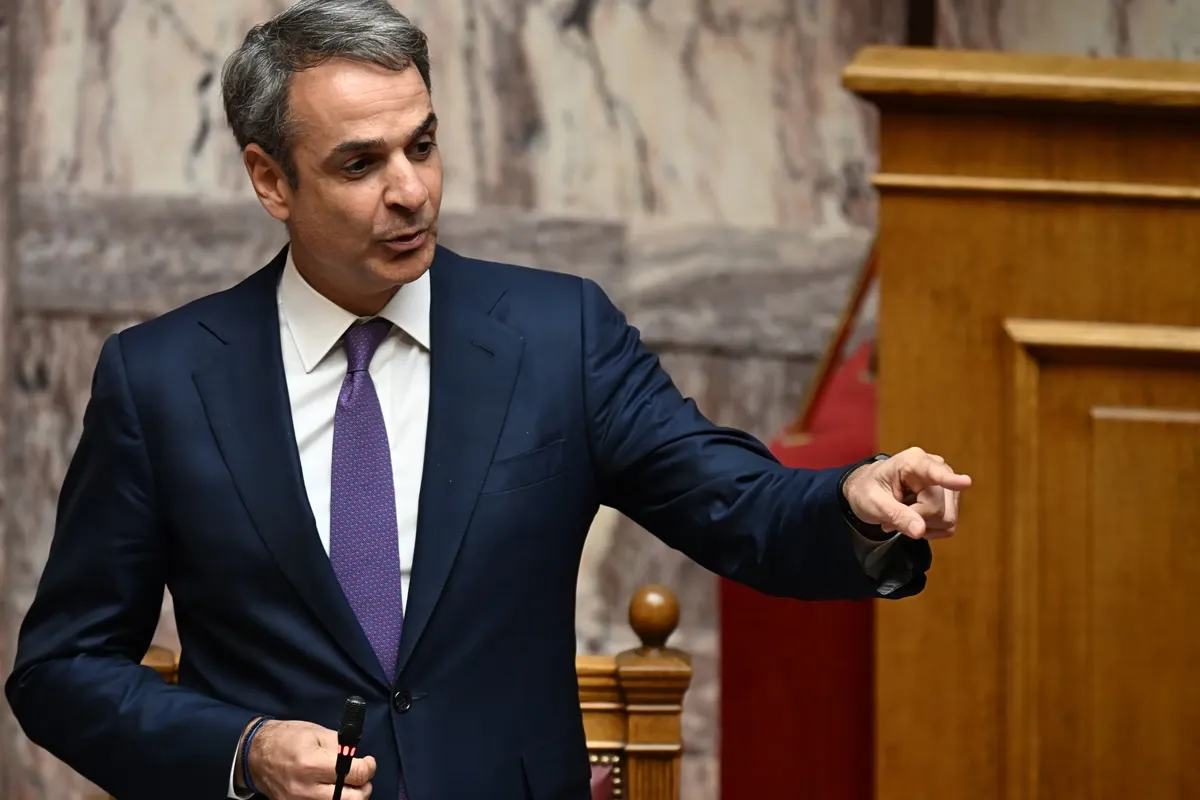 Ο Πρωθυπουργός Κυριάκος Μητσοτάκης στην Ακρόπολη.
